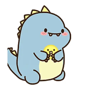 😊 emoji My Dino Friend • @xxyuji Telegram sticker 13 of 24