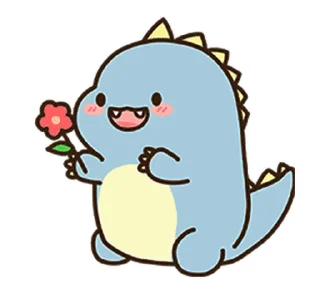 🌹 emoji My Dino Friend • @xxyuji Telegram sticker 14 of 24