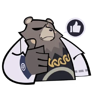 👍 emoji ZZZ Stroll Sticker Pack Telegram sticker 23 of 50
