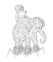 🐘 emoji Brainiac Pac Telegram sticker 16 of 48