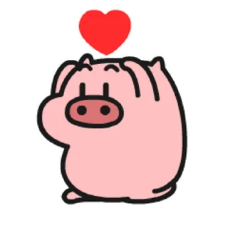 🐷 emoji 乖巧的菜豬 Telegram sticker 6 of 55
