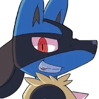 😁 emoji Lucario Stickers — @stckrRobot Telegram sticker 11 of 64