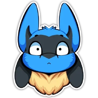 😮 emoji Lucario Stickers — @stckrRobot Telegram sticker 20 of 64