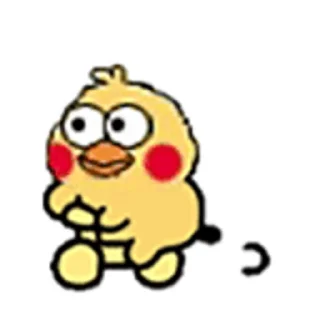 😊 emoji 小黄鸡 Telegram sticker 19 of 50