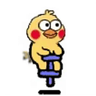 😊 emoji 小黄鸡 Telegram sticker 5 of 50