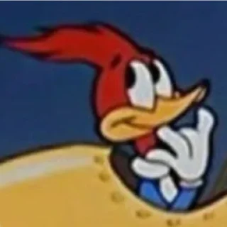 🤔 emoji Pica-pau Telegram sticker 13 of 60