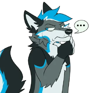 Sticker from Knox the Wolf