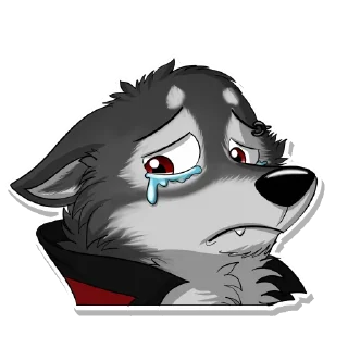 Sticker from Tremor The Wolf