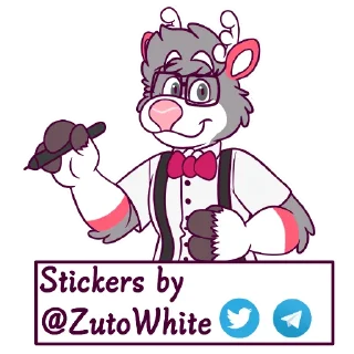 Sticker from FLT - Roger