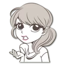😟 emoji Giselle Telegram sticker 6 of 40