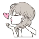 😘 emoji Giselle Telegram sticker 22 of 40