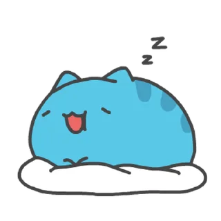 😴 emoji 貓貓蟲咖波< Telegram sticker 19 of 120