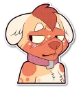 😰 emoji Cinnamon Wild Dog Telegram sticker 24 of 36