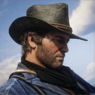 😕 emoji Arthur Morgan Telegram sticker 4 of 20