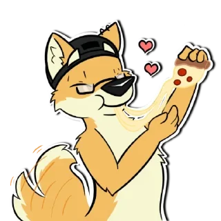 🍕 emoji Yellow doggos Telegram sticker 22 of 69