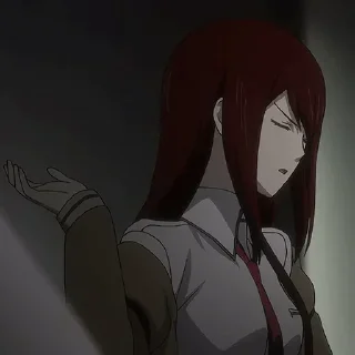 😤 emoji Kurisu, Asami, science & more Telegram sticker 21 of 120