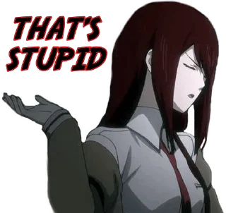 😒 emoji Kurisu — @stckrRobot Telegram sticker 21 of 109