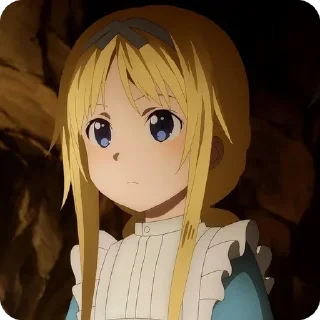 😳 emoji Alice Zuberg • SAO @animestickersii Telegram sticker 14 of 69