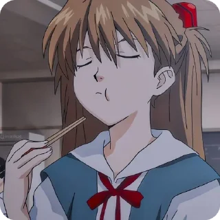 Sticker from Evangelion ‣ @animestickersii @pinterest_to_stickerbot