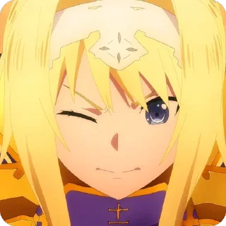 😣 emoji Alice Zuberg • SAO @animestickersii Telegram sticker 8 of 69