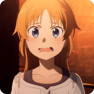 😳 emoji Alice Zuberg • SAO @animestickersii Telegram sticker 19 of 69