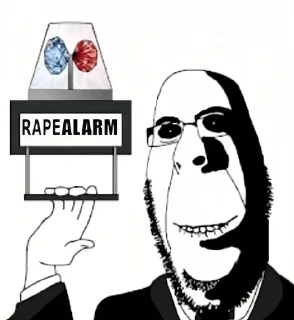 Sticker from Rape Pack