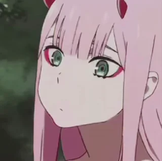 Sticker from Zero Two by @aratickers