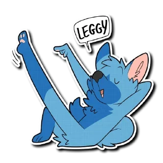 🦵 emoji Kitsunetsuki's favs 7 — @stckrRobot Telegram sticker 16 of 120
