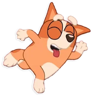 😴 emoji Unofficial Bluey Telegram sticker 6 of 115