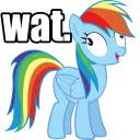 Sticker from My little pony
