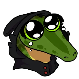 Sticker from Pancake Crocodile