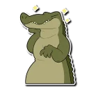 Sticker from Saltwater Crocodile