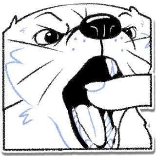 😡 emoji Toon Fenns! Telegram sticker 20 of 53