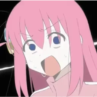 😊 emoji bocchi Telegram sticker 7 of 22