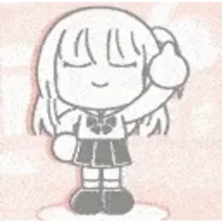 😊 emoji bocchi Telegram sticker 22 of 22
