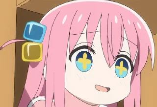 😊 emoji Bocchi The Rock Telegram sticker 20 of 46