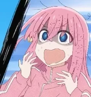 😱 emoji Bocchi the Rock! Telegram sticker 14 of 33