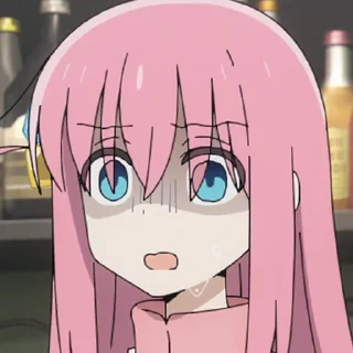 😮 emoji Bocchi The Rock Telegram sticker 10 of 46