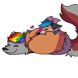 😴 emoji Many The Wolf Reloaded Telegram sticker 7 of 15