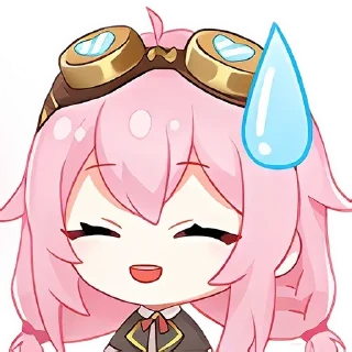 😅 emoji 💧 Telegram sticker 13 of 40