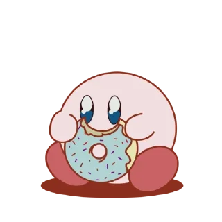 🍩 emoji Kirby Telegram sticker 24 of 24