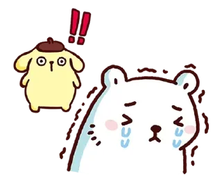 😊 emoji 布丁狗╳白白日記 為你加油應援篇 @kal_pc Telegram sticker 21 of 41