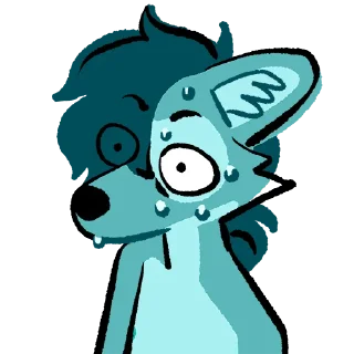 💦 emoji Wolfie Telegram sticker 21 of 98