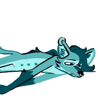 😞 emoji Wolfie Telegram sticker 15 of 98