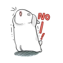 🙅 emoji ㄇㄚˊ幾兔 1~3 Telegram sticker 6 of 120