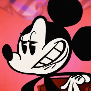 😏 emoji Mickey Mouse Shorts Telegram sticker 21 of 48