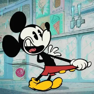 🥵 emoji Mickey Mouse Shorts Telegram sticker 23 of 48
