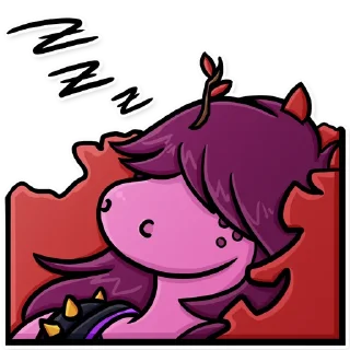 😴 emoji Susie Telegram sticker 13 of 36