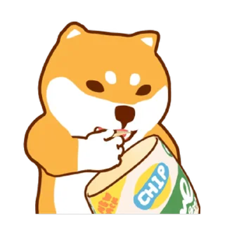 Sticker from 阿柴們的狗哩狗氣日常第五彈