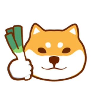 😊 emoji 狗哩狗氣阿柴動動表情貼 第二彈 Telegram sticker 13 of 40